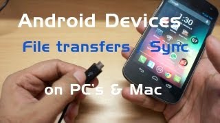 How to Transfer files from your Android phone to your PC  Mac computer [upl. by Nairrot]