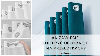 Przelotki  zasłony i firany na przelotkach Withome [upl. by Fredette]