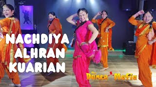 Nachdian Alrhaah Kuarian  Diljit Dosanjh  Punjabi Dance  Group Dance for Girls  The Dance Mafia [upl. by Gottlieb745]