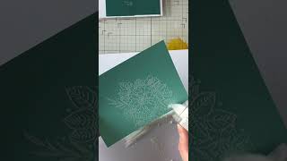 Foil  NO Foil Machine Needed  Card Making Hack cards cardmaking papercraft wowembossingpowder [upl. by Yemac]