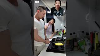 BEGINI JADINYA KALAU SLAH KOMUNIKASI funny reaction cute reactionlucu cooking [upl. by Balsam45]