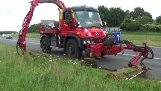 UNIMOG U500 MET MULAG BERM MAAIERS [upl. by Yazbak]