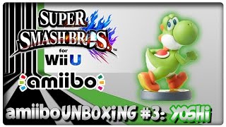 Amiibo Unboxing 3 Yoshi  Features in Mario Kart 8 Super Smash Bros U amp Hyrule Warriors [upl. by Susumu]