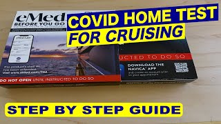 HOME COVID TEST FOR CRUISING WITH RESULTS  STEP BY STEP GUIDE  Oakland Travel [upl. by Haeel]