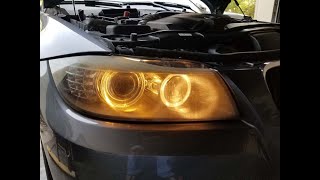 BMW E90 Headlight Bulb Replacement for 328i335i  20092013 [upl. by Nivej]