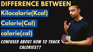 Difference between KilocaloriesCalories amp caloriesKcal Cal amp calWhich one to use for tracking [upl. by Eirolav]