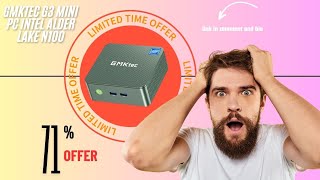 GMKtec G3 Mini PC Intel Alder Lake N100 Full Review🔥👌 [upl. by Richmal646]