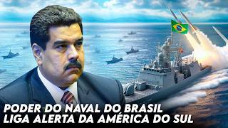 MONOBRA MILITAR Nicolás Maduro se assusta com o PODER NAVAL do Brasil Felipe Dideus [upl. by Tad]