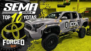 Top 10 Toyota Builds at SEMA SHOW 2024 [upl. by Yralih]