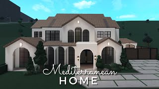 Bloxburg Mediterranean Home House Build 40k [upl. by Krigsman]