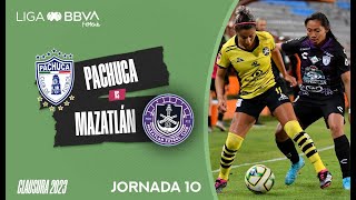 Resumen Pachuca vs Mazatlán  J10  Liga BBVA MX Femenil [upl. by Rozek]