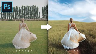 How To Change Background in Photoshop  Photoshop Tutorial [upl. by Bushore380]