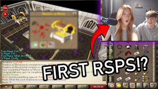 My Little Sister Plays A RSPS For The First Time  INSANE VIDEO  Forgotten RSPS [upl. by Aniretac119]