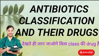 Antibiotics Classification and their drugs Name Antibiotics Antiviral Antifungal Medications [upl. by Weber644]