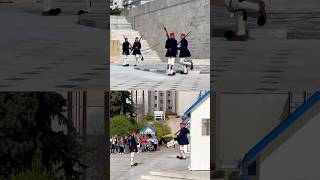 Visiting Athens Syntagma square guard change 🇬🇷 [upl. by Ihteerp]