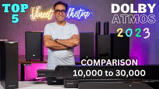 Dolby Atmos Soundbar Comparison 2023  Best Dolby Atmos Soundbar in India  Dolby Atmos [upl. by Elokkin598]