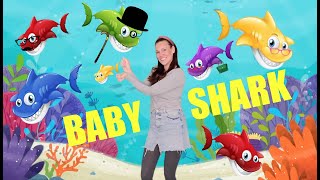 Baby shark på svenska  Bebis haj  Barnsånger  Barnlåtar  Barnmusik  Hajarna  Fia och Nalle [upl. by Tirb]