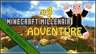 Minecraft Millenaire Mod Survival  S1 E3  The mud brick building [upl. by Elleynad]