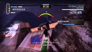 Tony Hawks PS HD Downhill Jam  Open 5 Valves Guide [upl. by Reklaw]