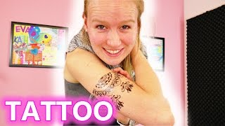 IST KATHI JETZT TÄTOWIERT  Coole Methode für ein temporäres Tattoo  Tattoo  Druckerpapier TEST [upl. by Lotson]