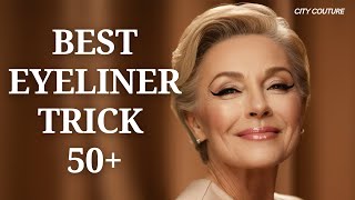 The Ultimate Eyeliner Trick for Women Over 50 [upl. by Ailecra]