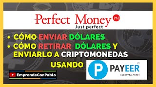 Perfect Money 📢 Como enviar y retirar dinero📢 [upl. by Lander160]