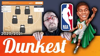 DUNKEST NBA 2021 la guida i consigli la mia squadra e il campionato di Campo Aperto [upl. by Eycats]