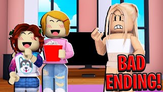 Roblox Brookhaven  BAD ENDING  Girls Pull An All Nighter With A Strict Mom [upl. by Ardnuas]