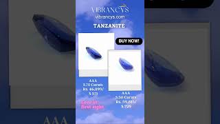 Buy Natural Tanzanite Gemstones at Best Prices Vibrancys [upl. by Monroy]