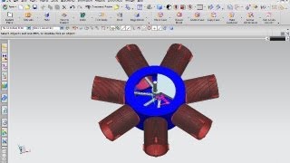 Sternmotor klein  Siemens NX 8 Assembly Training  Subassemblies [upl. by Nahn454]