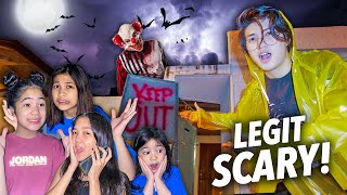 We TURNED Our House To A Scary HAUNTED Maze  Ranz and Niana [upl. by Milla]