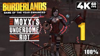 Borderlands Mad Moxxis Underdome Riot PC  4K60 Walkthrough Part 1  Hellburbia Coliseum [upl. by Adnuahsar]