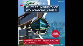 Study at University of Wollongong In Dubai  Global Edge  Call 01148475000 studyabroad [upl. by Sikorski]