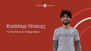 Rankings Strategy for the National College Match [upl. by Asreht]