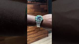 Rolex Submariner Kermit Green Bezel 50th Anniversary Mens Watch 16610LV Wrist Roll  SwissWatchExpo [upl. by Hermes]