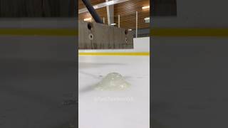 Ice Stalagmite Removal satisfaction asmr zamboni icemaintenance hockey arena chipping shorts [upl. by Aniloj]