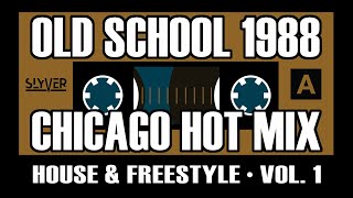 Old School House amp Freestyle Chicago DJ Mix — 1988 Hot Mix Rewind 1 Side A [upl. by Eliza668]