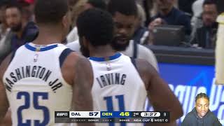 Reacting MAVERICKS at NUGGETS Full Game Highlights [upl. by Haleelahk]