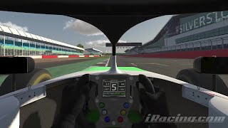 iRacing Silverstone Circuit  Grand Prix FIA Formula 4 Dry Track Guide Hotlap  Telemetry [upl. by Yentyrb]