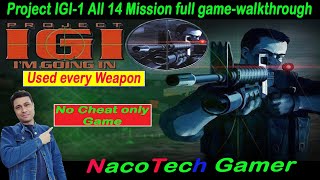 IGI1 FULL Game Walkthrough – All 14 – Missions [upl. by Rawley]