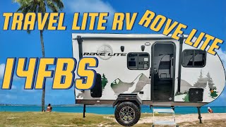 2025 Travel Lite 14FBS Rove Lite RV Lightweight Travel Trailer travellite rovelite tlrv rv [upl. by Atinreb]