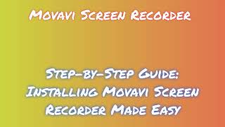 Movavi Screen Recorder Movavi Screen Recorder2024 [upl. by Trahern907]