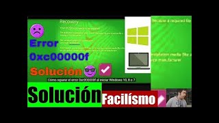 ✅💻 Guía Completa en Español para Resolver el Código de Error 0xc00000f al Iniciar Windows 2024 [upl. by Alamak]