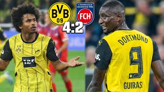 Der BESTE Adeyemi amp Guirassy Debüt BVB – Heidenheim 42 SPIELANALYSE [upl. by Letnwahs]