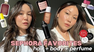 SEPHORA SALE best perfumes  long haircare  body skincare  holiday gift recommendations [upl. by Goldman96]