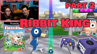 More Ribbit King on Game Cube with Erin and Mike Part 2 [upl. by Hsiwhem511]