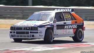 600HP Turbo Lancia Delta Integrale EVO on the Track [upl. by Dieball]