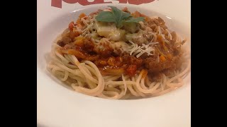 spaghetti bolognaise  سباغيتي بولونيزعلى الطريقة الأيطالية [upl. by Assiran]