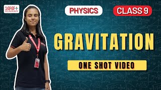 Gravitation Class 9 One Shot Full Chapter Revision  Complete Concepts amp Formulas  100 Plus Academy [upl. by Beeck]