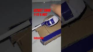 Soviet T72 B3 MBT  Making is in progress  WW2  Cardboard Tanks  modeltanks [upl. by Branca]